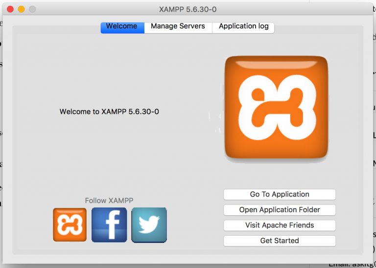 xampp for mac os x 10.9